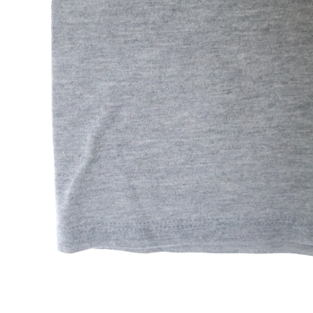KITH(キス) NAVY ロゴプリント クルーネック半袖Tシャツ カットソー グレー 21-071-060-0045-1-0