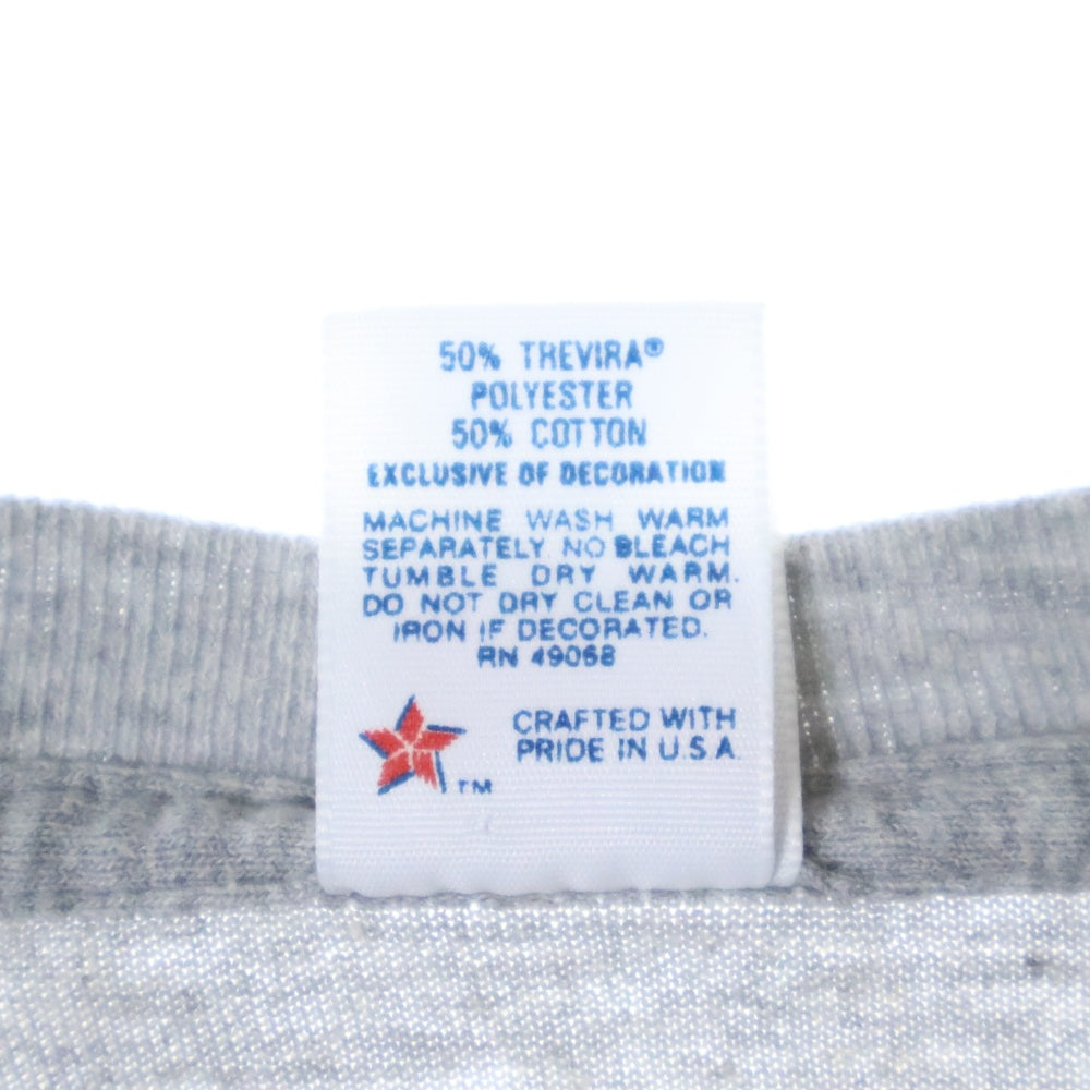 KITH(キス) NAVY ロゴプリント クルーネック半袖Tシャツ カットソー グレー 21-071-060-0045-1-0