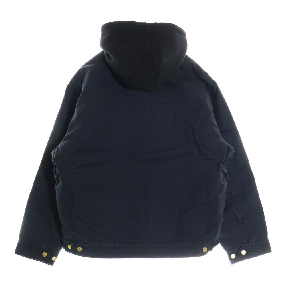 SUPREME(シュプリーム) 24AW ×Dickies Hooded Work Jacket ディッキーズ フーデッド ワークジャケット チェックライニング ネイビー