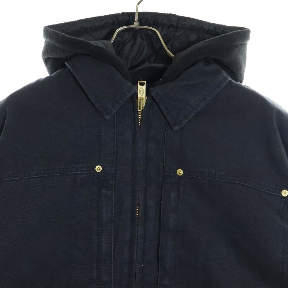 SUPREME(シュプリーム) 24AW ×Dickies Hooded Work Jacket ディッキーズ フーデッド ワークジャケット チェックライニング ネイビー