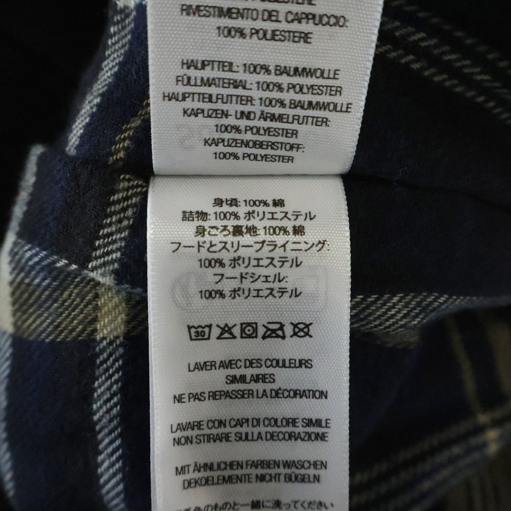 SUPREME(シュプリーム) 24AW ×Dickies Hooded Work Jacket ディッキーズ フーデッド ワークジャケット チェックライニング ネイビー