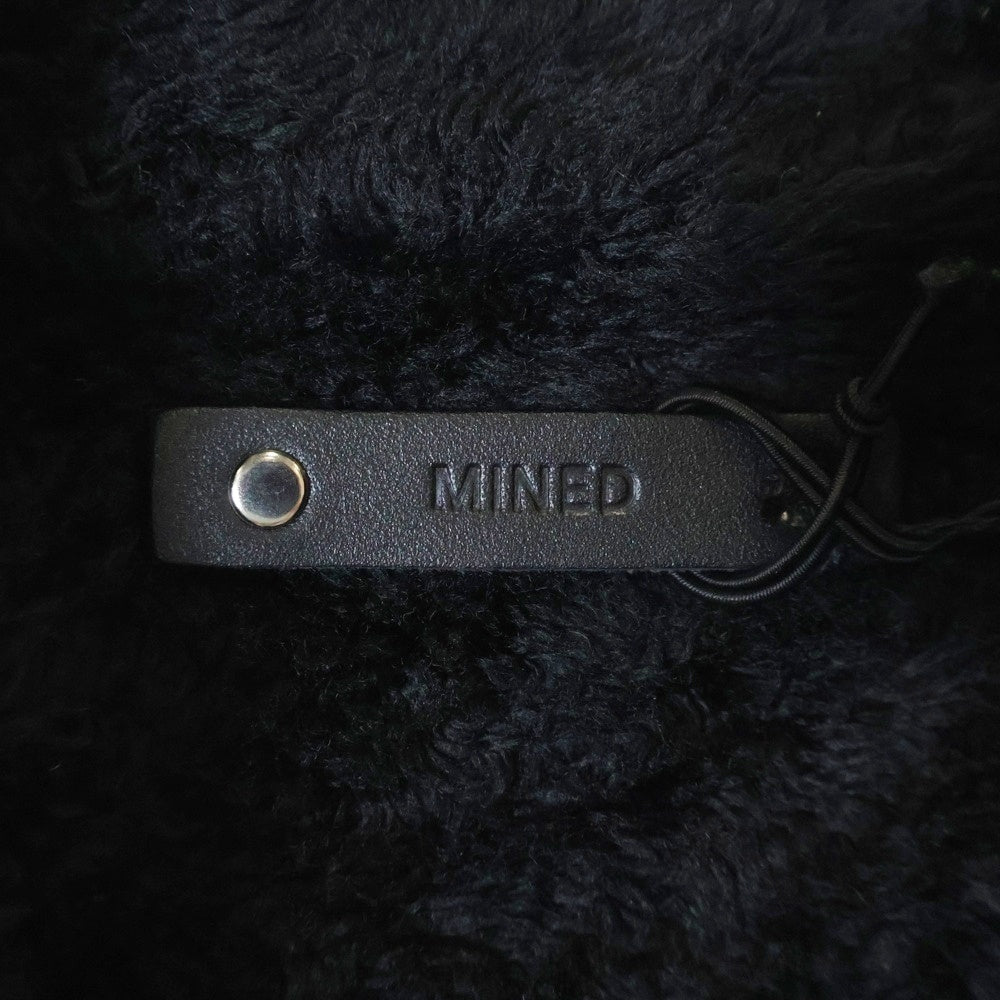 WIND AND SEA(ウィンダンシー) ×MINEDENIM Denim Boa GJKT マインデニム バックロゴプリント デニムボアジャケット ブラック 20MND-WAS001