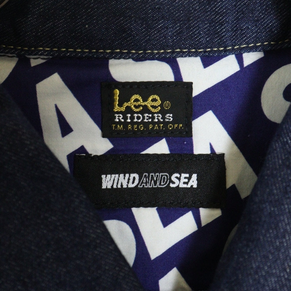 WIND AND SEA(ウィンダンシー) ×Lee 101J Denim JKT リー ロゴパッチ デニムジャケット インディゴ WDS-LEE-01