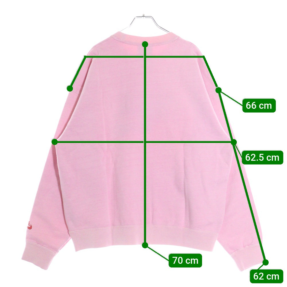 NIKE(ナイキ) ×NIGO AS NRG CREW FLEECE プリントロゴ クルー フリース スウェットトレーナー ピンク FV5942-621
