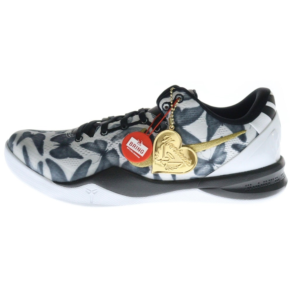 NIKE(ナイキ) KOBE 8 PROTRO MABACITA コービー8 プロトロ マンバティカ 総柄 ローカットスニーカー ホワイト/ブラック/ゴールド US11/29cm FV6325-100