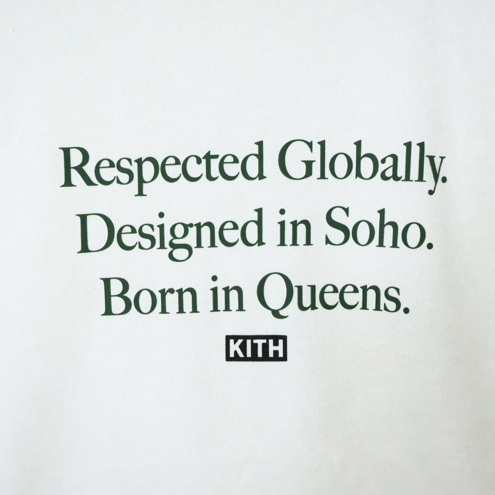 KITH(キス) RESPECTED SS TEE リスペクト ロゴプリント クルーネック半袖Tシャツ カットソー ホワイト 20-071-060-0194-3-0