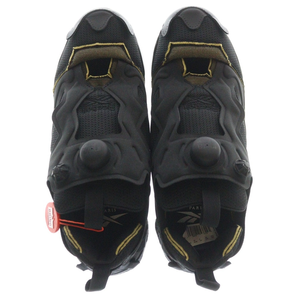 Maison Margiela 22(メゾンマルジェラ) ×Reebok PROJECT 0 Instapump Fury リーボック プロジェクト 0 インスタポンプ フューリー ローカットスニーカー ブラック US7/25cm GZ4204