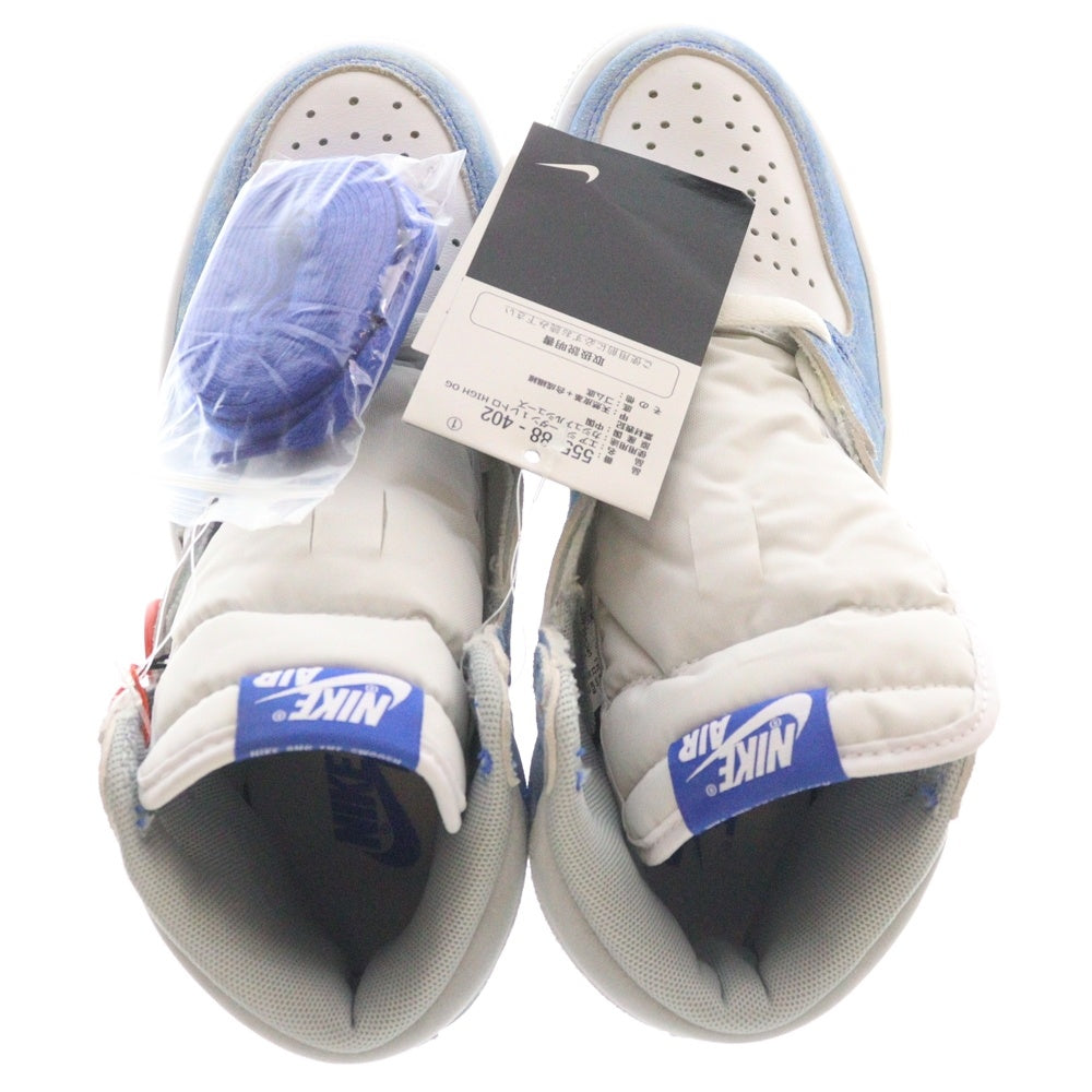 NIKE(ナイキ) AIR JORDAN 1 HIGH OG HYPER ROYAL エアジョーダン1 ハイパーロイヤル ハイカットスニーカー ブルー US4/23cm 555088-402 レディース