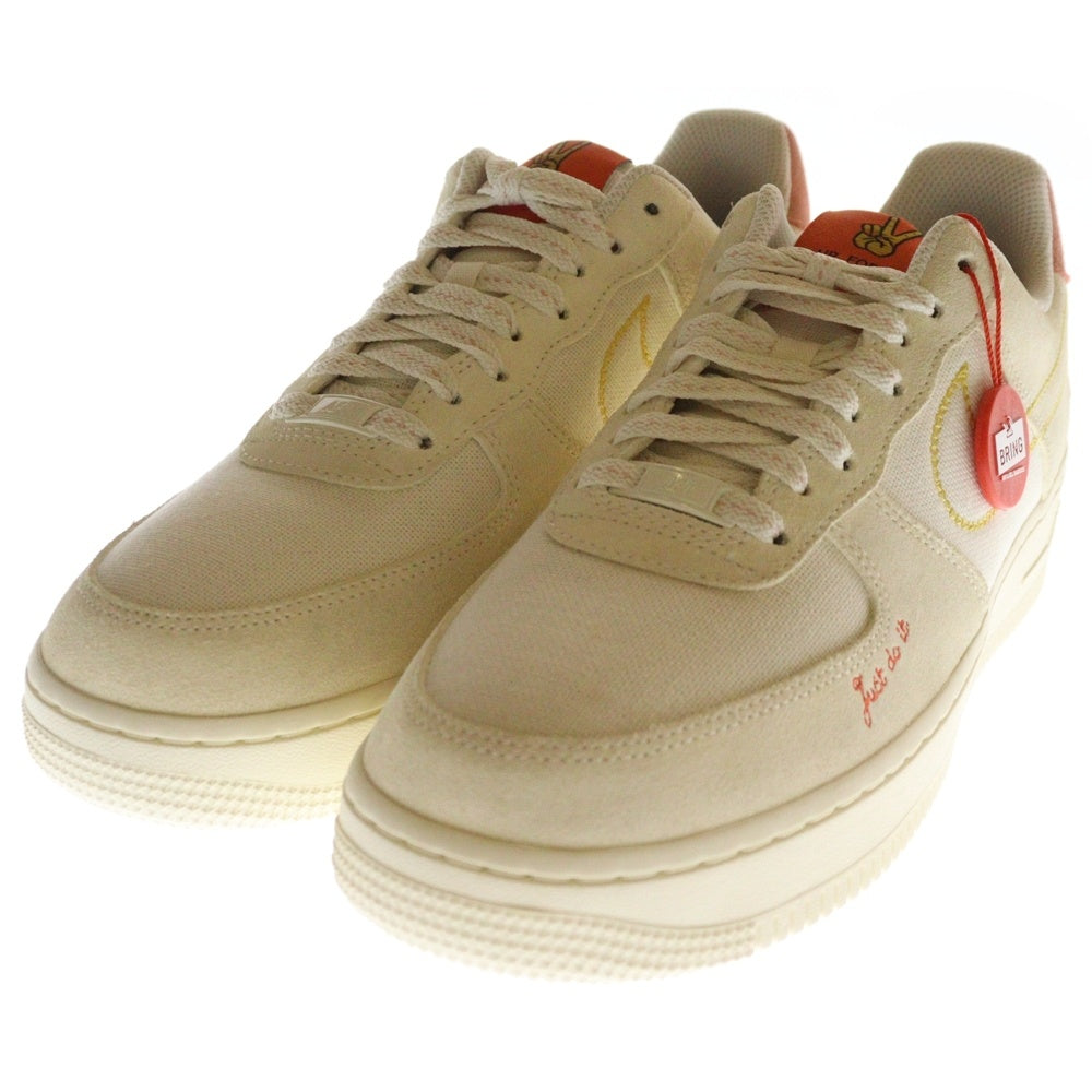 NIKE(ナイキ) WMNS AIR FORCE 1 07 ROCK N ROLL ウィメンズ エアフォース1 ロックンロール ローカットスニーカー ベージュ US10.5/27.5cm DQ7656-100