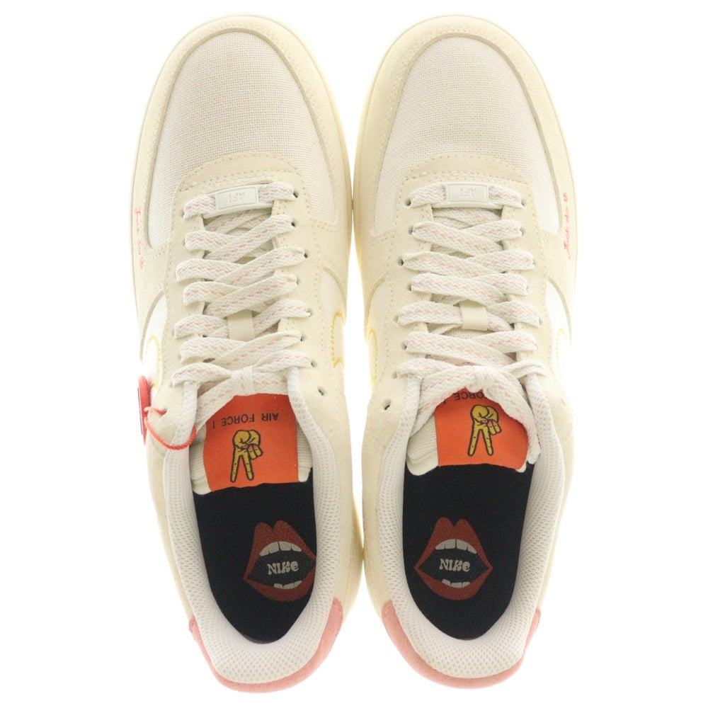 NIKE(ナイキ) WMNS AIR FORCE 1 07 ROCK N ROLL ウィメンズ エアフォース1 ロックンロール ローカットスニーカー ベージュ US10.5/27.5cm DQ7656-100