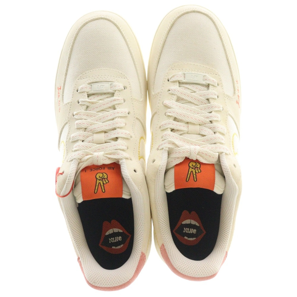 NIKE(ナイキ) WMNS AIR FORCE 1 07 ROCK N ROLL ウィメンズ エアフォース1 ロックンロール ローカットスニーカー ベージュ US10/27cm DQ7656-100