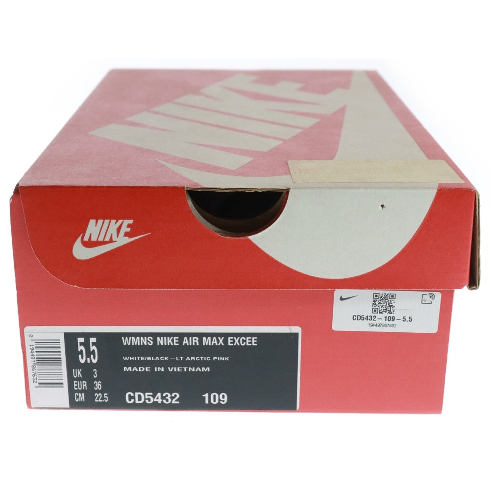 NIKE(ナイキ) WMNS AIR MAX EXCEE ウィメンズ エアマックス エクシー ローカットスニーカー レディース ピンク/ホワイト US5.5/22.5cm CD5432-109