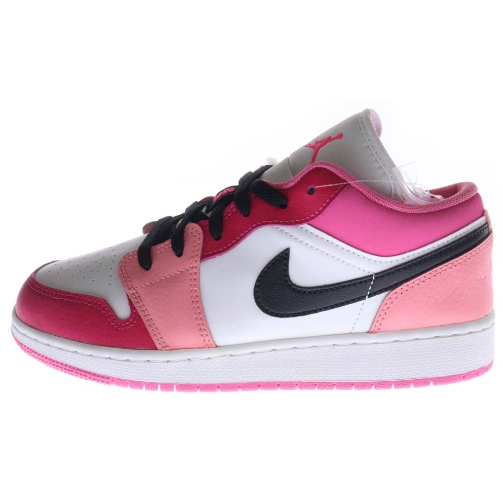 NIKE(ナイキ) GS AIR JORDAN 1 LOW エアジョーダン1 ローカットスニーカー レディース ピンク/ホワイト US6Y/24cm 553560-162