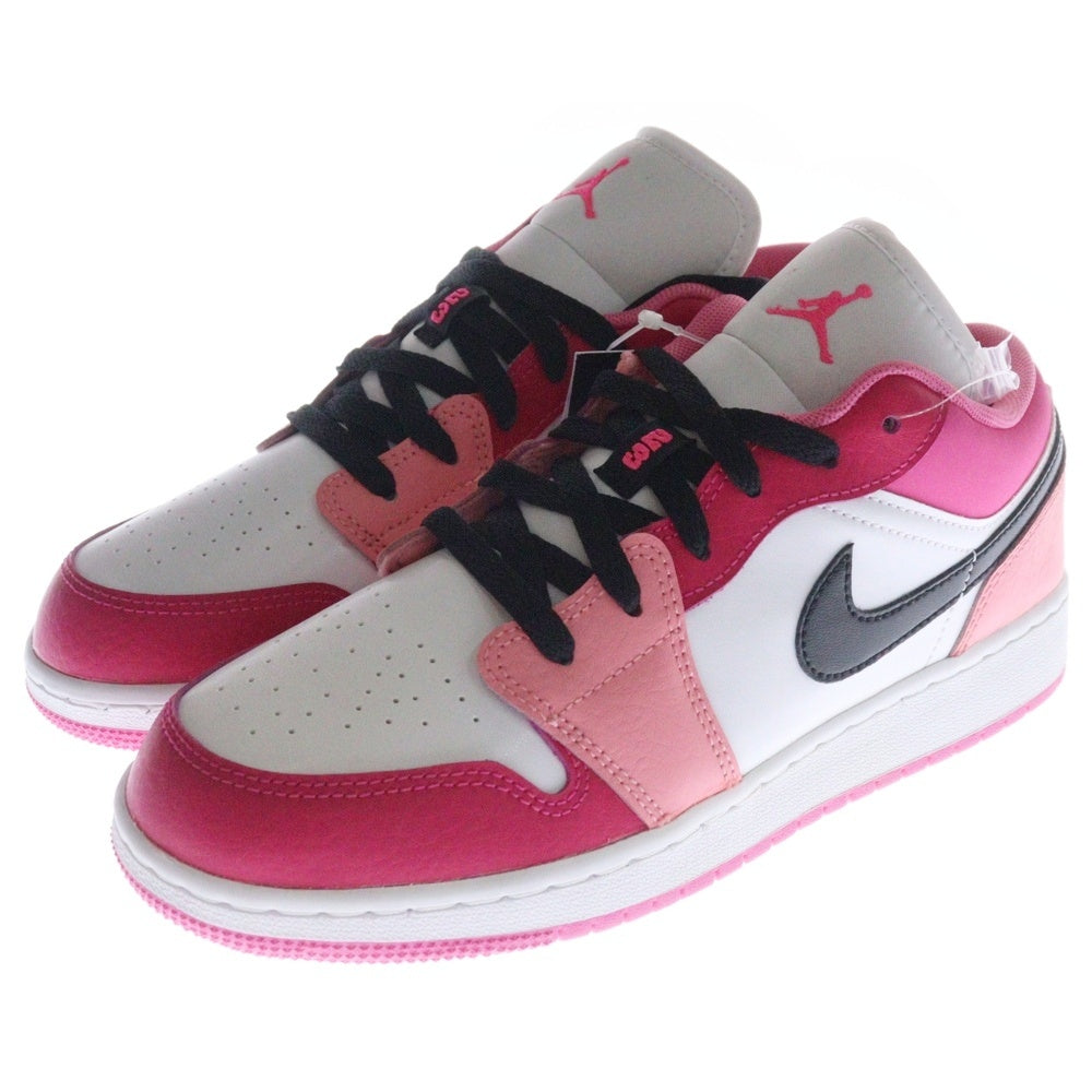 NIKE(ナイキ) GS AIR JORDAN 1 LOW エアジョーダン1 ローカットスニーカー レディース ピンク/ホワイト US6Y/24cm 553560-162