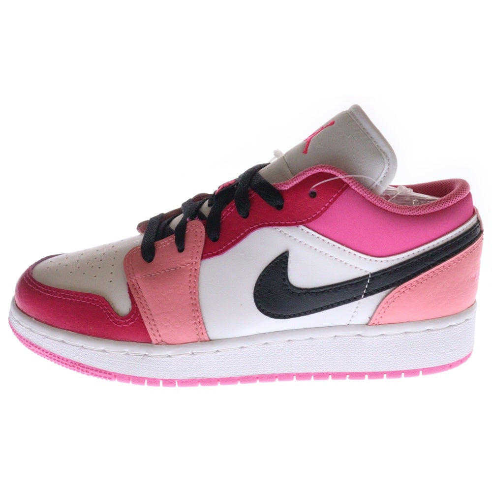 NIKE(ナイキ) GS AIR JORDAN 1 LOW エアジョーダン1 ローカットスニーカー レディース ピンク/ホワイト US5Y/23.5cm 553560-162