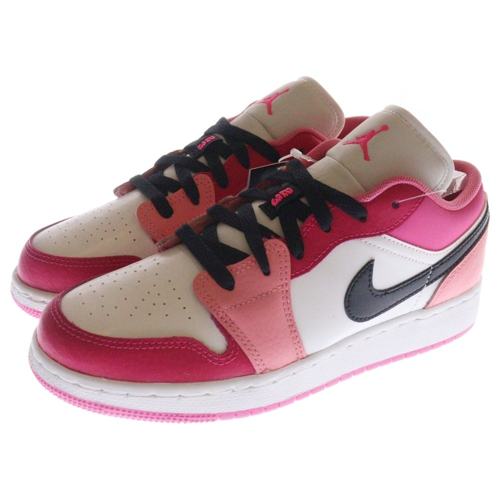 NIKE(ナイキ) GS AIR JORDAN 1 LOW エアジョーダン1 ローカットスニーカー レディース ピンク/ホワイト US5Y/23.5cm 553560-162