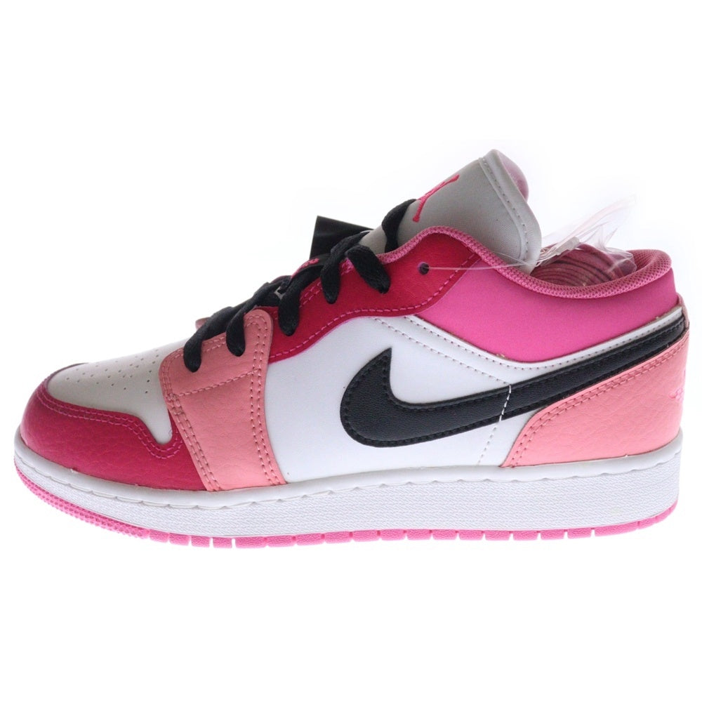 NIKE(ナイキ) GS AIR JORDAN 1 LOW エアジョーダン1 ローカットスニーカー レディース ピンク/ホワイト US6Y/24cm 553560-162