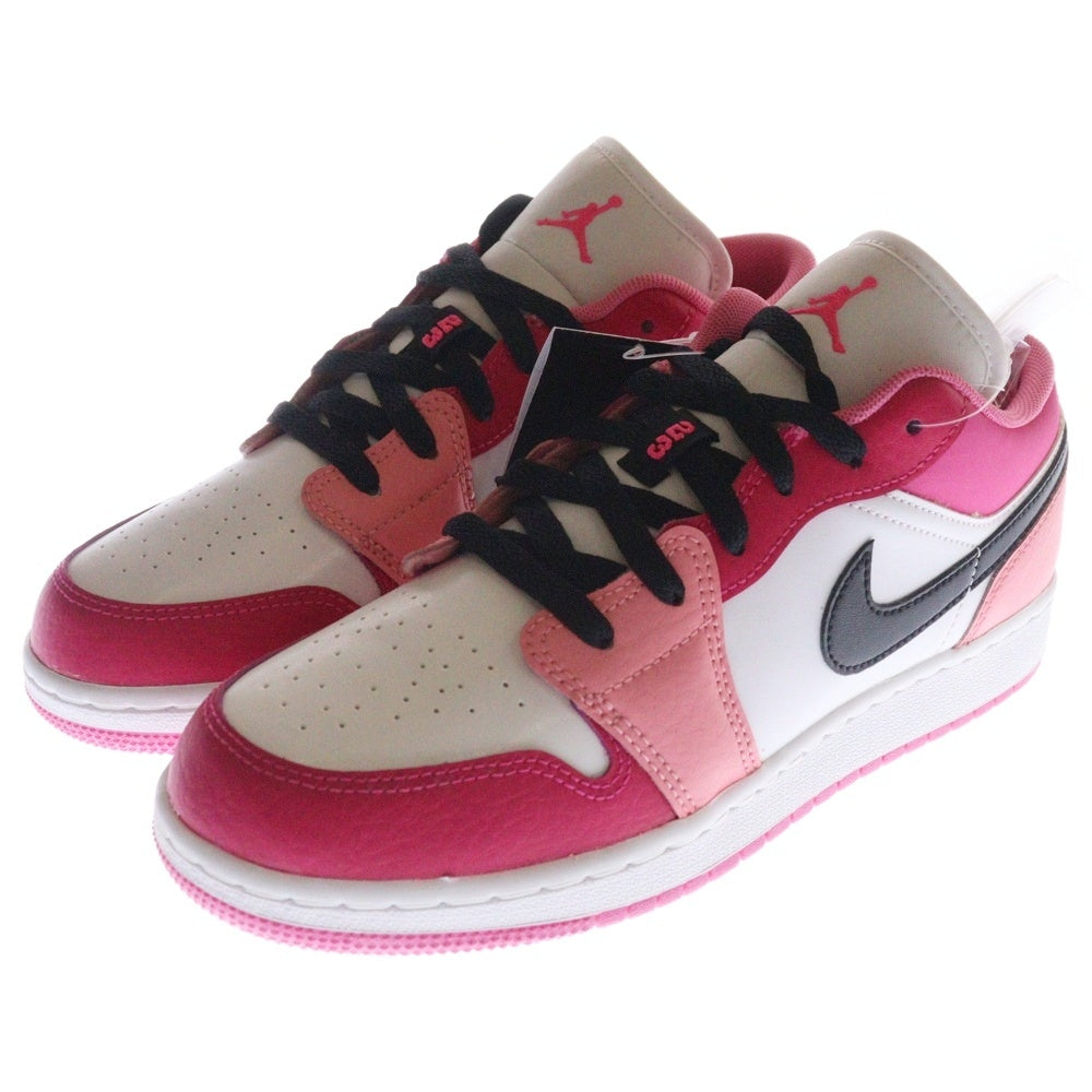 NIKE(ナイキ) GS AIR JORDAN 1 LOW エアジョーダン1 ローカットスニーカー レディース ピンク/ホワイト US6Y/24cm 553560-162