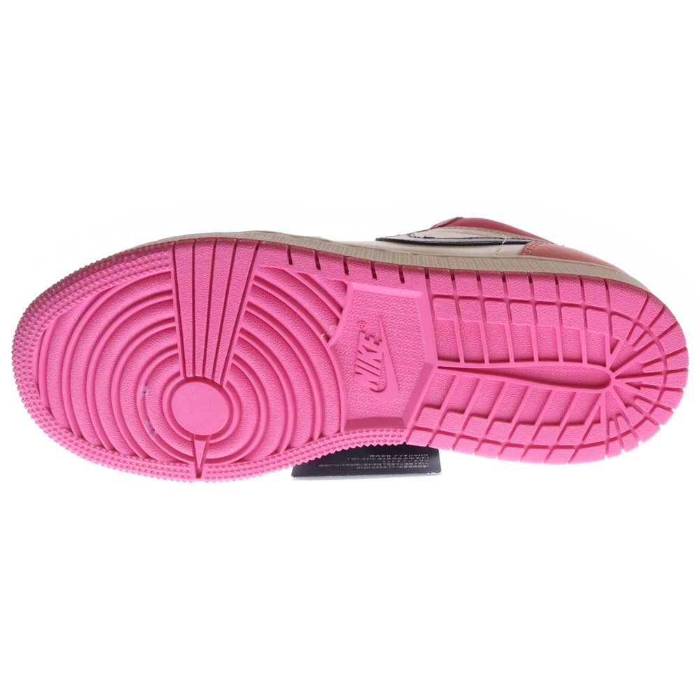 NIKE(ナイキ) GS AIR JORDAN 1 LOW エアジョーダン1 ローカットスニーカー レディース ピンク/ホワイト US5Y/23.5cm 553560-162