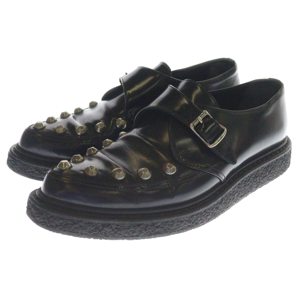 SAINT LAURENT PARIS(サンローランパリ) 14AW スタッズ ラバーソール レザー クリーパーシューズ ブラック 362273