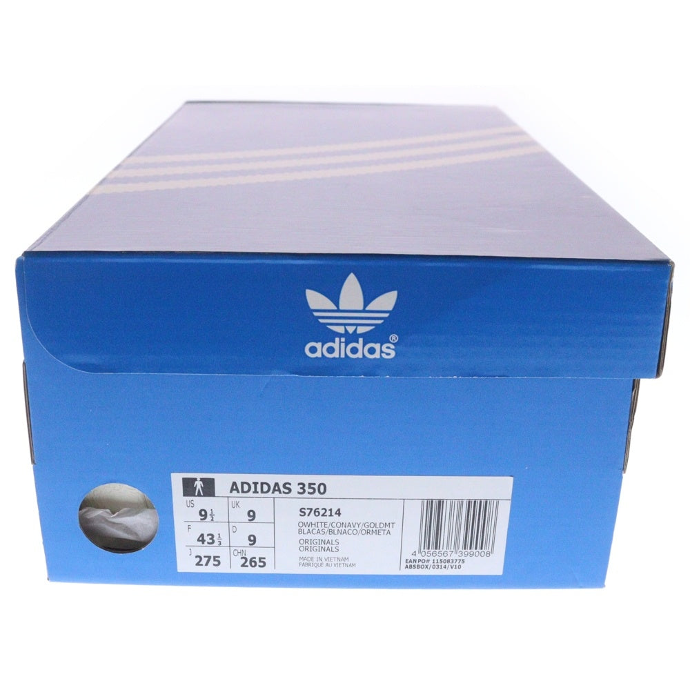 adidas(アディダス) ADIDAS 350 レザー ローカットスニーカー ホワイト US9.5/27.5cm S76214