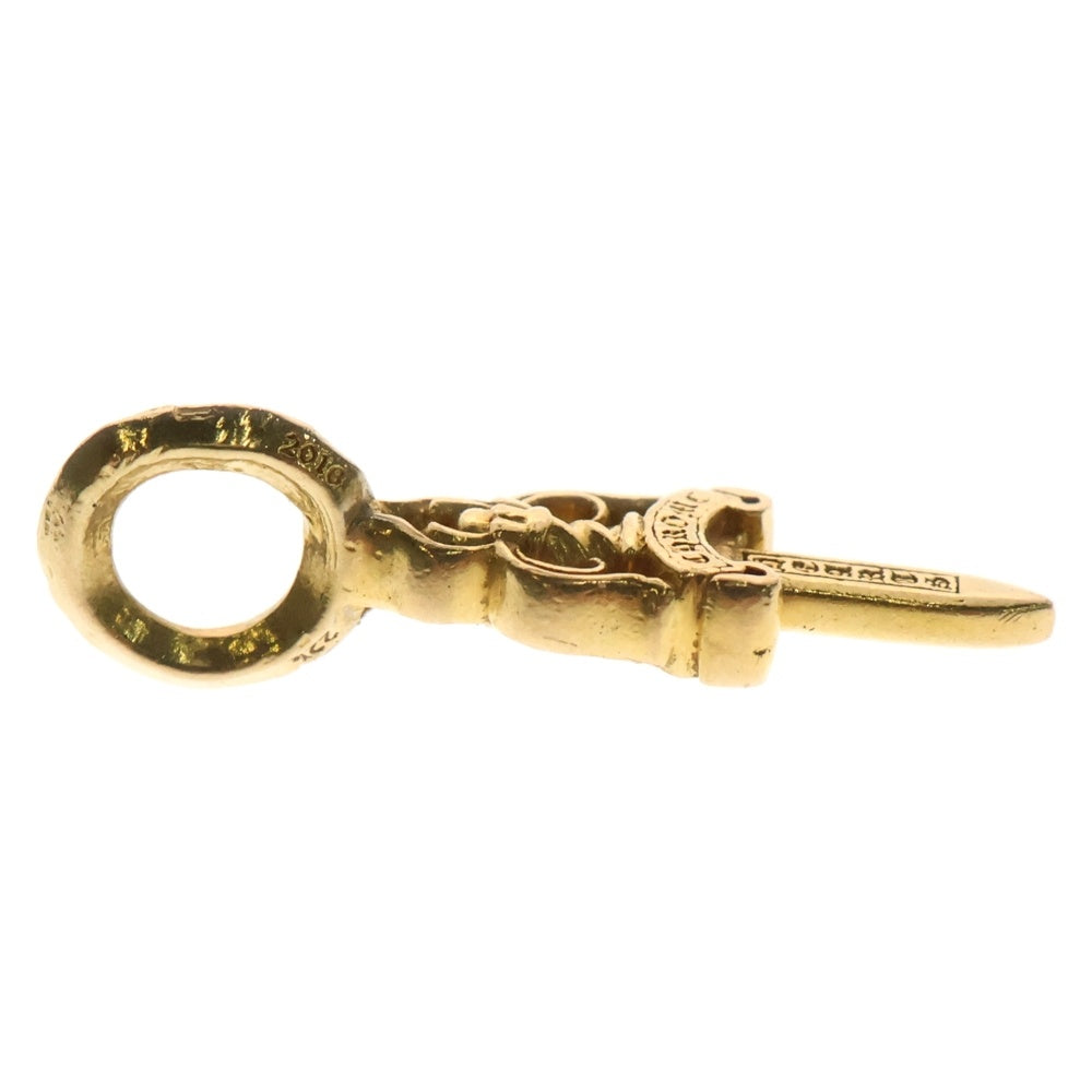 CHROME HEARTS(クロムハーツ) 22K STACK DAGGER V2 ダガースタックチャーム ゴールドネックレストップ