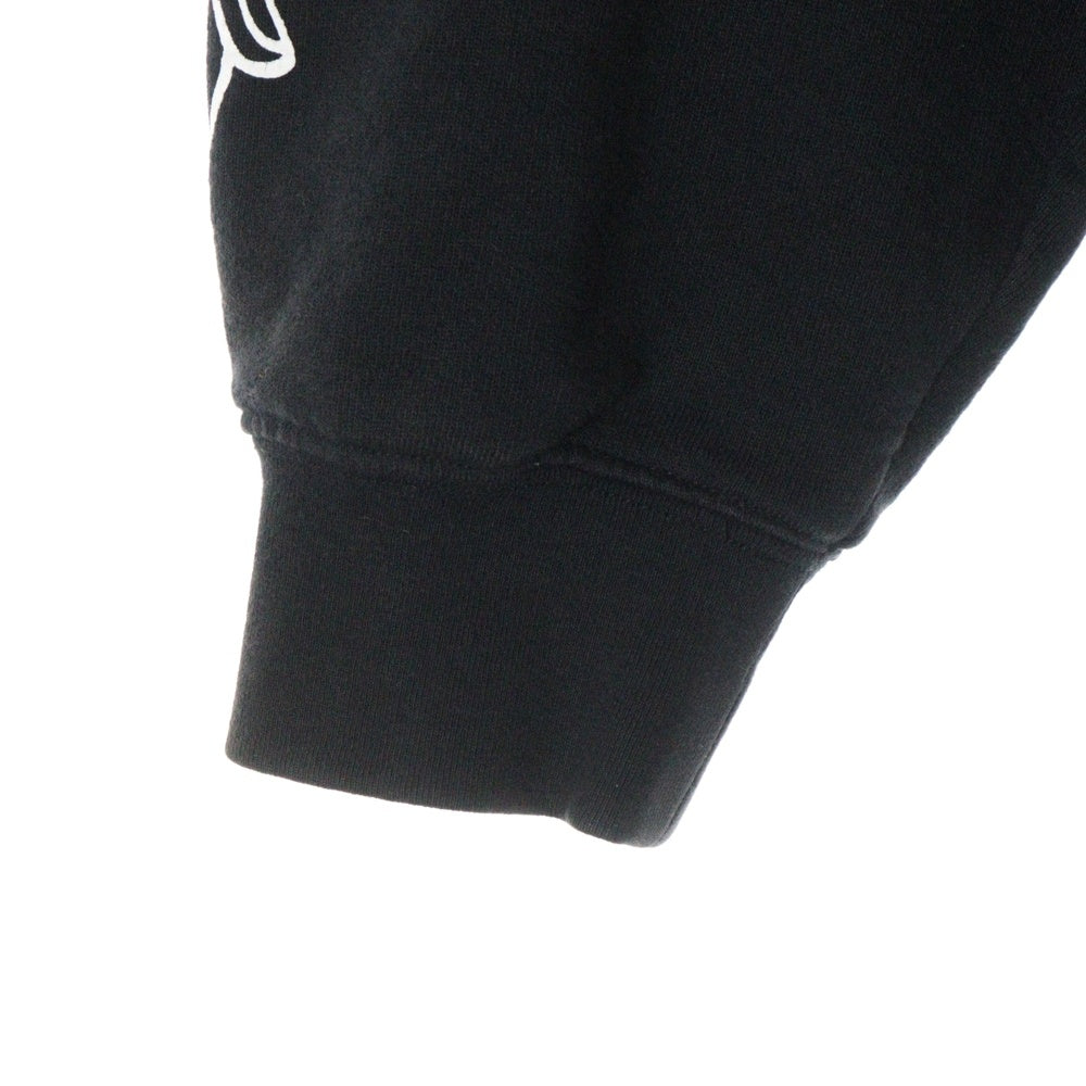 CHROME HEARTS(クロムハーツ) ×MATTY BOY FLOWER CHOMPER HOODIE マッティボーイ フローラルクロス フラワーチョンパー スウェットフーディ プルオーバーパーカー ブラック