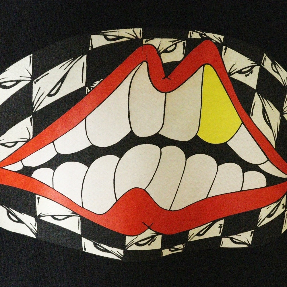 CHROME HEARTS(クロムハーツ) ×MATTY BOY FLOWER CHOMPER HOODIE マッティボーイ フローラルクロス フラワーチョンパー スウェットフーディ プルオーバーパーカー ブラック