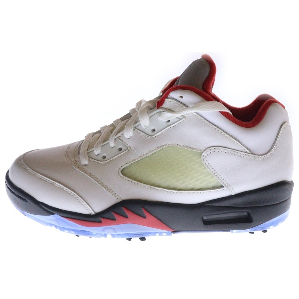 NIKE(ナイキ) AIR JORDAN 5 RETRO LOW GOLF エアジョーダン5 レトロ ゴルフ ローカットスニーカー ホワイト US10/28cm CU4523-100