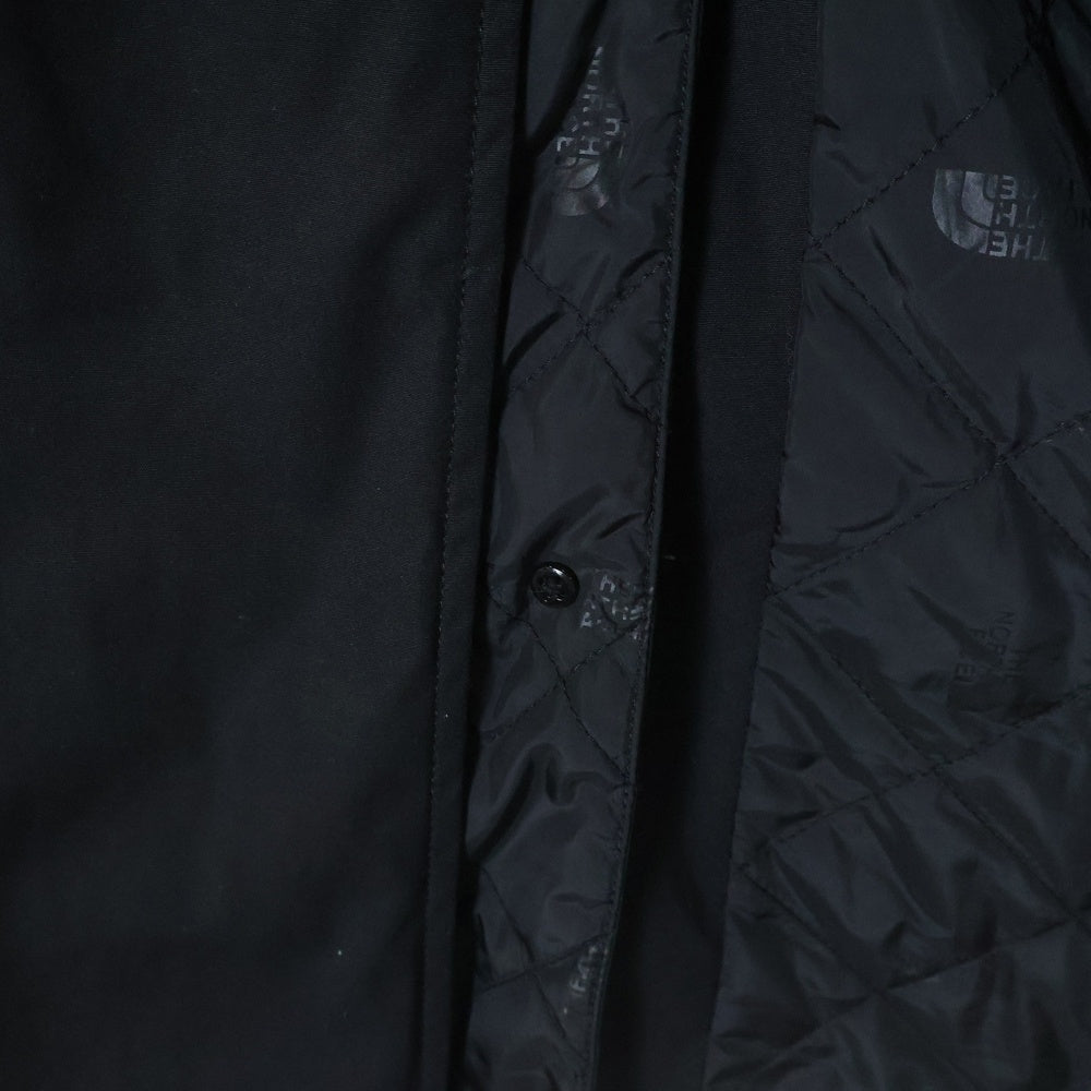 THE NORTH FACE PURPLE LABEL(ノースフェイスパープルレーベル) BEAMS別注 クロスステンカラー コート ブラック NY2956N