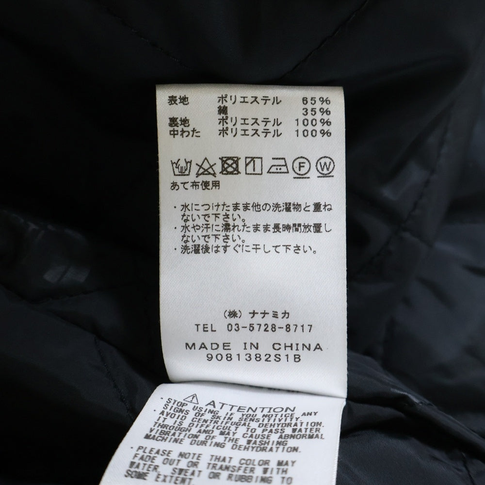 THE NORTH FACE PURPLE LABEL(ノースフェイスパープルレーベル) BEAMS別注 クロスステンカラー コート ブラック NY2956N