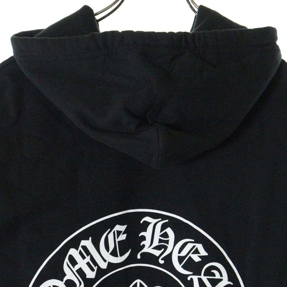 CHROME HEARTS(クロムハーツ) SWTSHRT PLVR プルオーバーパーカー ラスベガス限定ホースシュープリントプルオーバーパーカー ブラック