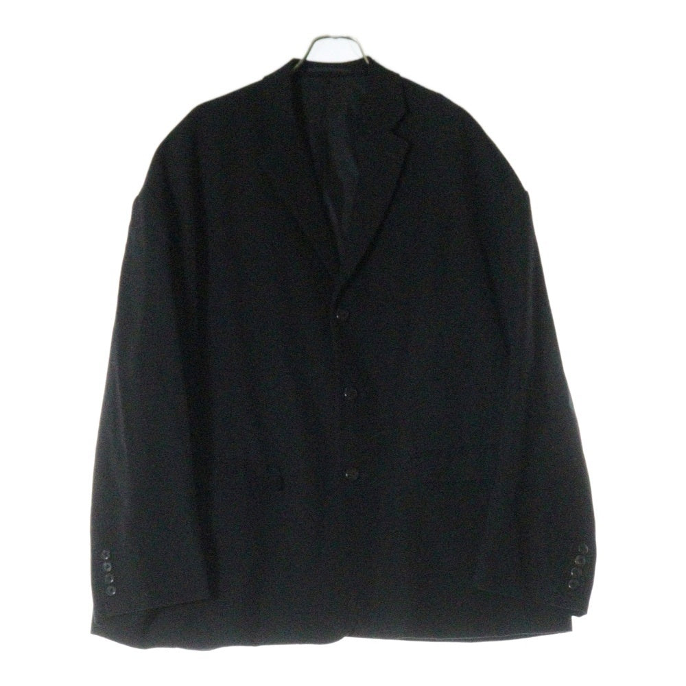 LAD MUSICIAN(ラッドミュージシャン) 18AW SUPER BIG JACKET スーパービッグ ウール テーラードジャケット ブラック 2218-305