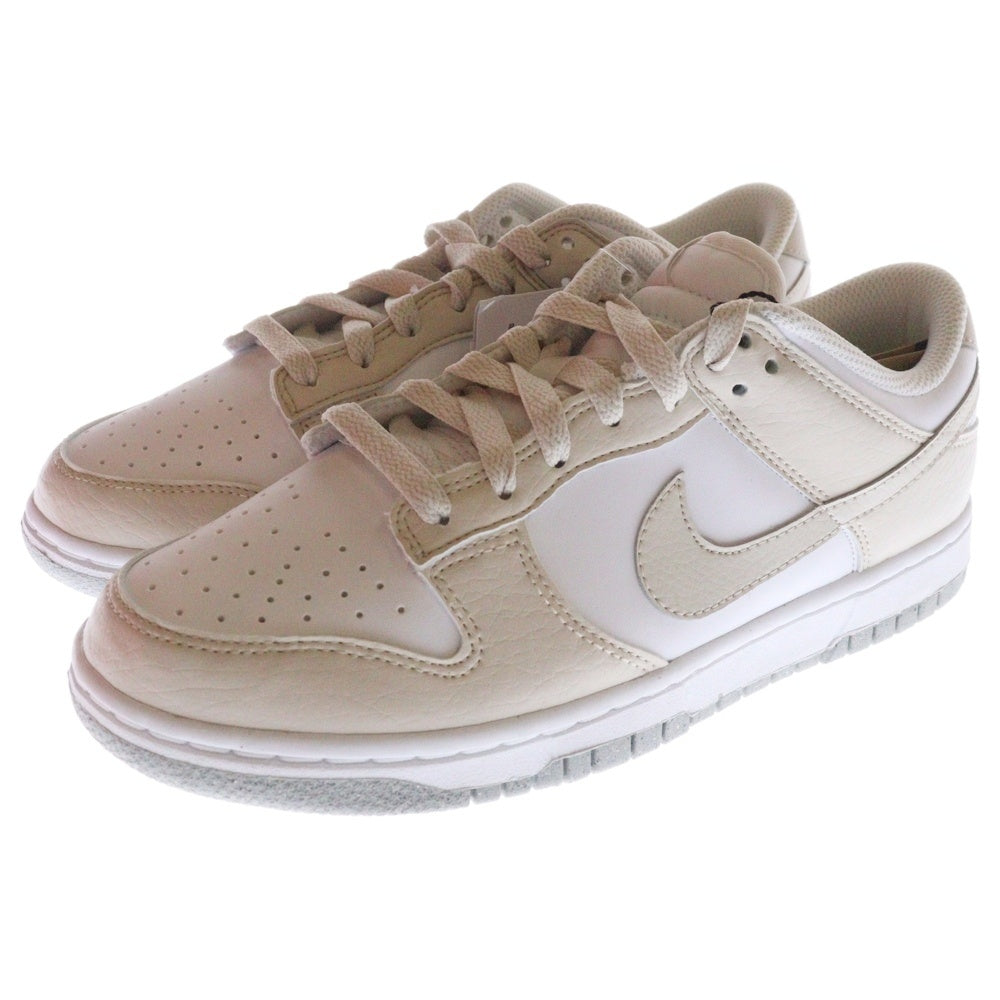 NIKE(ナイキ) WMNS DUNK LOW NEXT NATURE ウィメンズ ダンク ロー ネクストネイチャー ローカットスニーカー ホワイト/ベージュ US8/25cm DN1431-100
