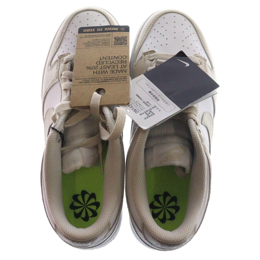 NIKE(ナイキ) WMNS DUNK LOW NEXT NATURE ウィメンズ ダンク ロー ネクストネイチャー ローカットスニーカー ホワイト/ベージュ US8/25cm DN1431-100
