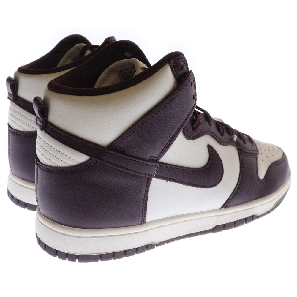 NIKE(ナイキ) WMNS DUNK HIGH Burgundy Crush ウィメンズ ダンク ハイカットスニーカー バーガンディ/ホワイト US10/27cm DD1869-601