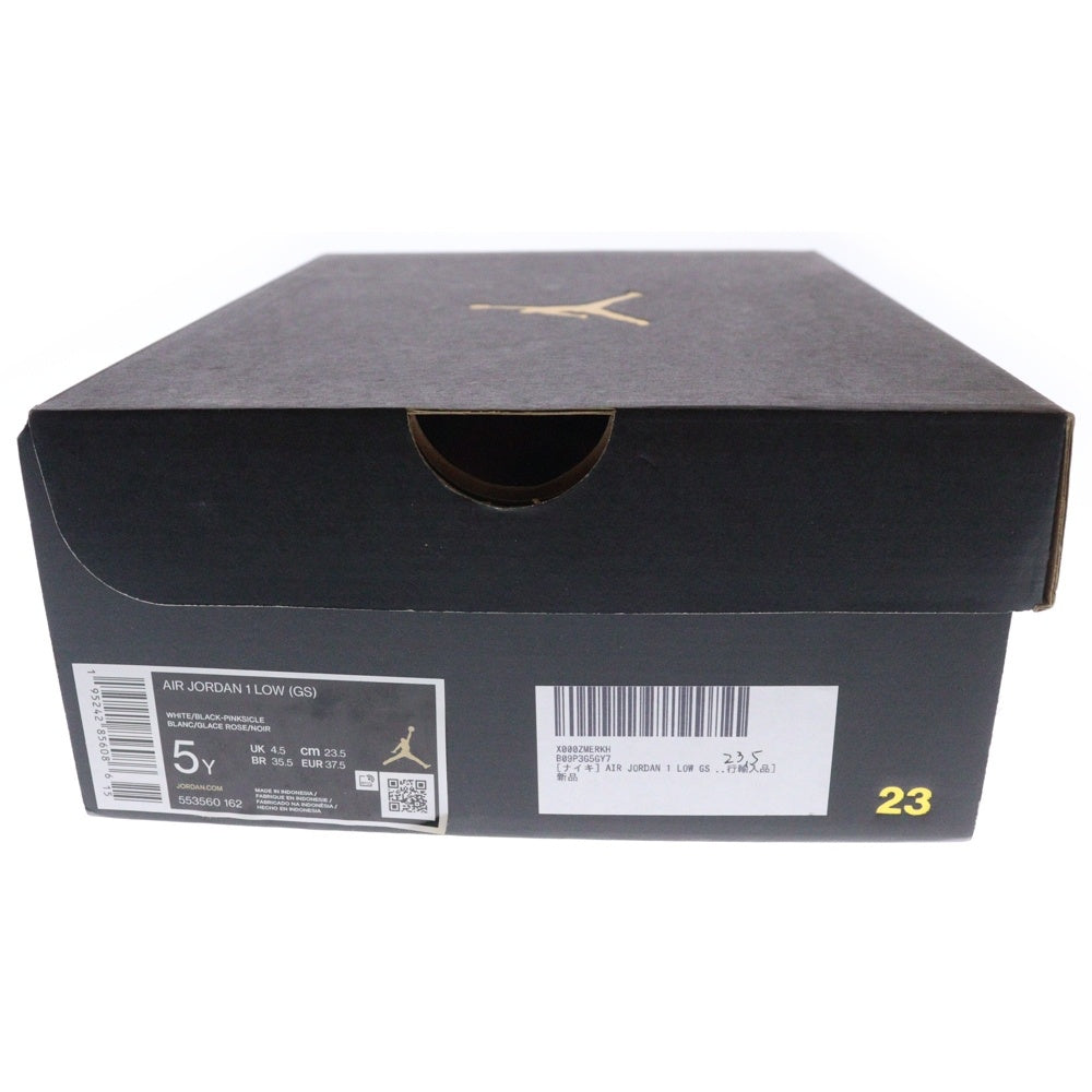 NIKE(ナイキ) GS AIR JORDAN 1 LOW エアジョーダン1 ローカットスニーカー ピンク/ホワイト US5Y/23.5cm 553560-162 レディース