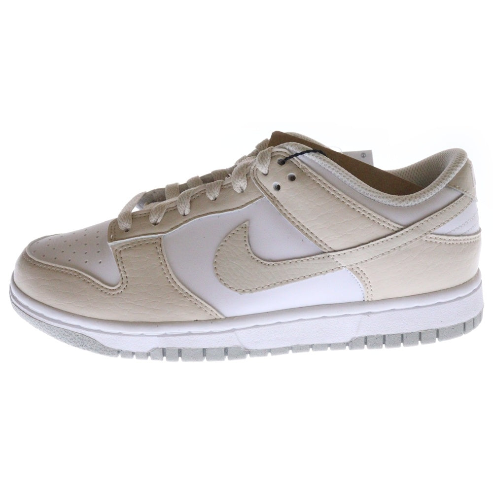 NIKE(ナイキ) WMNS DUNK LOW NEXT NATURE ウィメンズ ダンク ロー ネクストネイチャー ローカットスニーカー ホワイト/ベージュ US8/25cm DN1431-100
