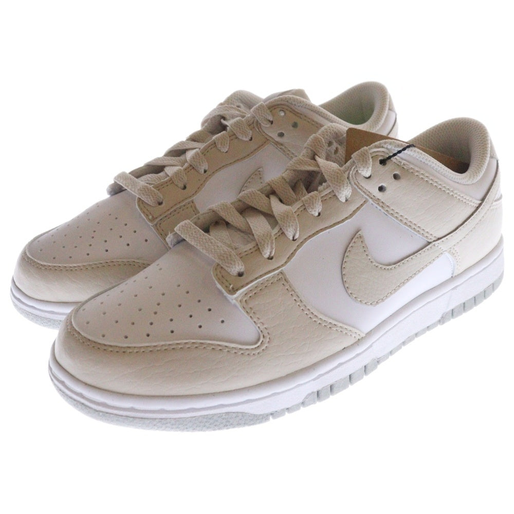 NIKE(ナイキ) WMNS DUNK LOW NEXT NATURE ウィメンズ ダンク ロー ネクストネイチャー ローカットスニーカー ホワイト/ベージュ US8/25cm DN1431-100