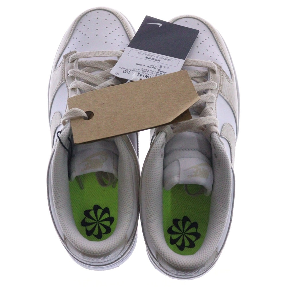 NIKE(ナイキ) WMNS DUNK LOW NEXT NATURE ウィメンズ ダンク ロー ネクストネイチャー ローカットスニーカー ホワイト/ベージュ US8/25cm DN1431-100