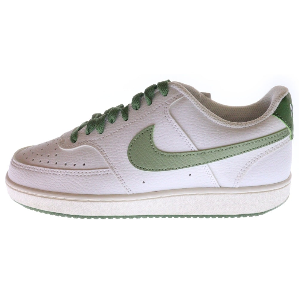 NIKE(ナイキ) COURT VISION LO コート ビジョン ローカットスニーカー ホワイト/グリーン US7.5/25.5cm FJ5480-100