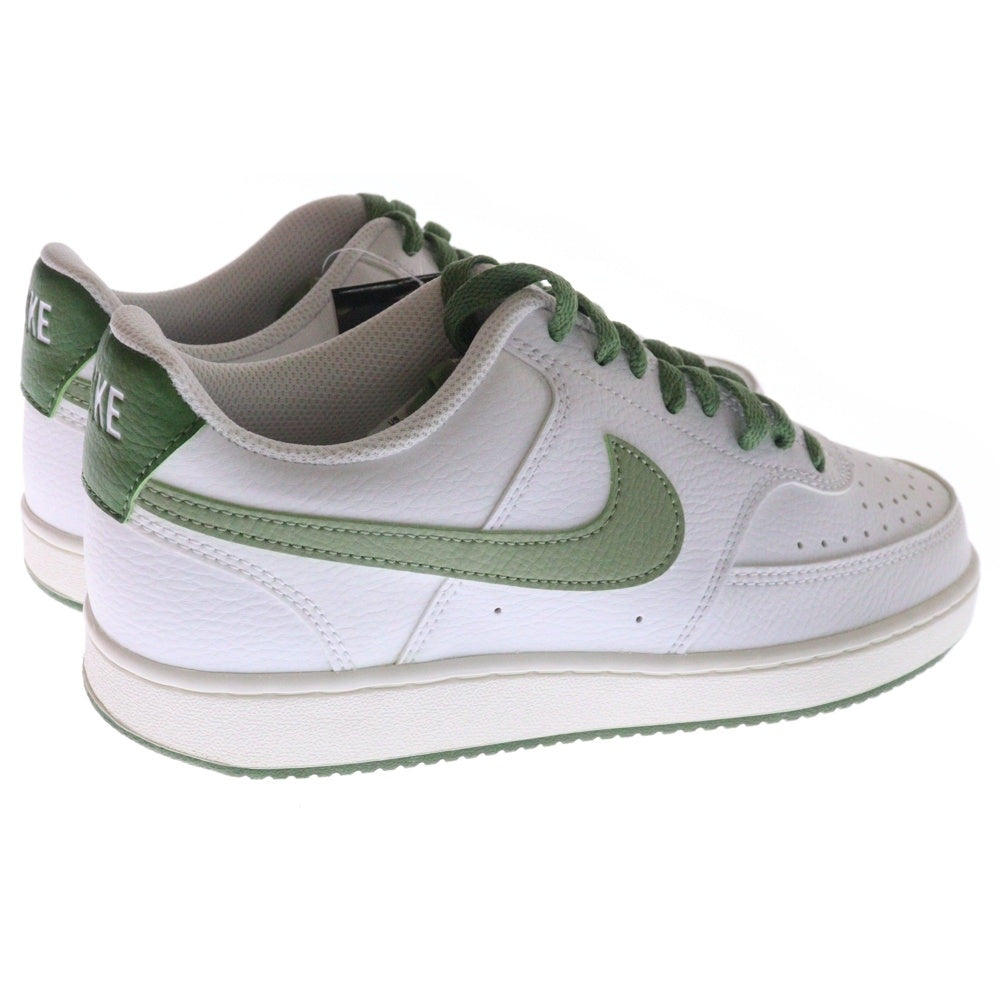 NIKE(ナイキ) COURT VISION LO コート ビジョン ローカットスニーカー ホワイト/グリーン US7.5/25.5cm FJ5480-100