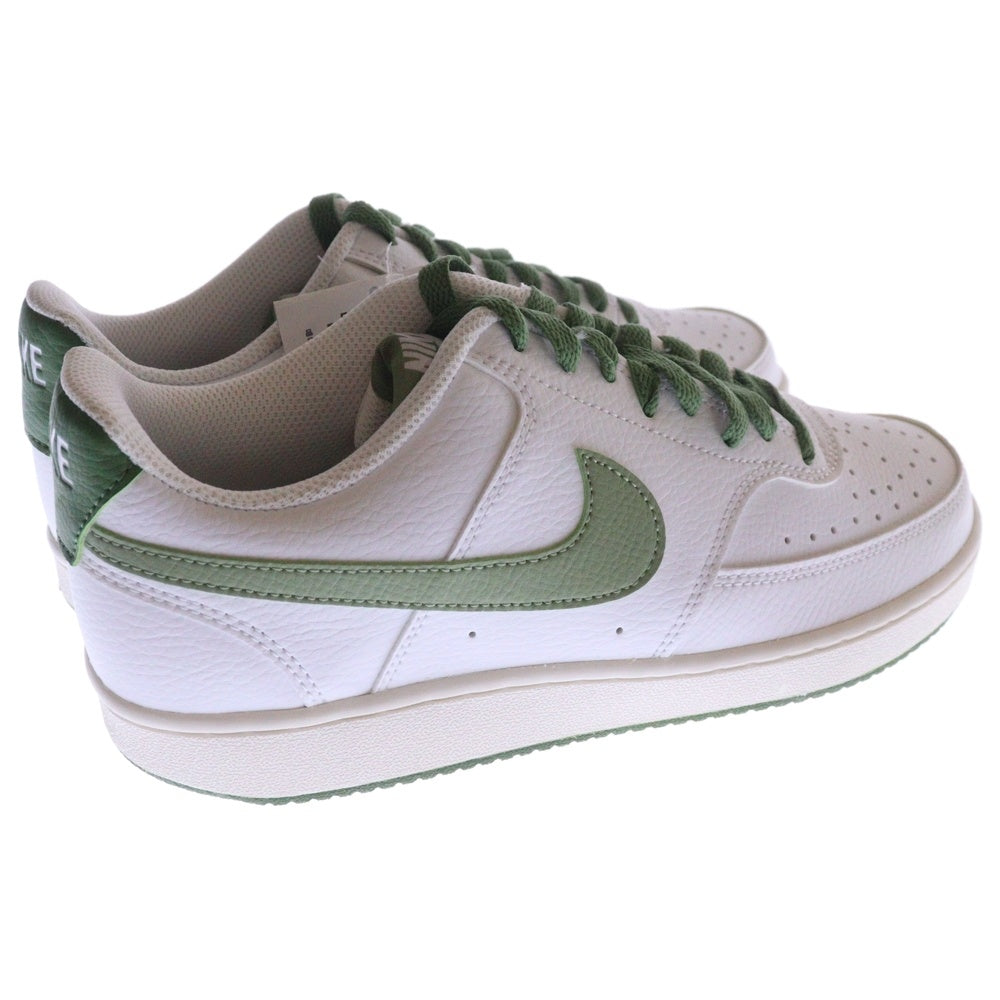NIKE(ナイキ) COURT VISION LO コート ビジョン ローカットスニーカー ホワイト/グリーン US8/26cm FJ5480-100