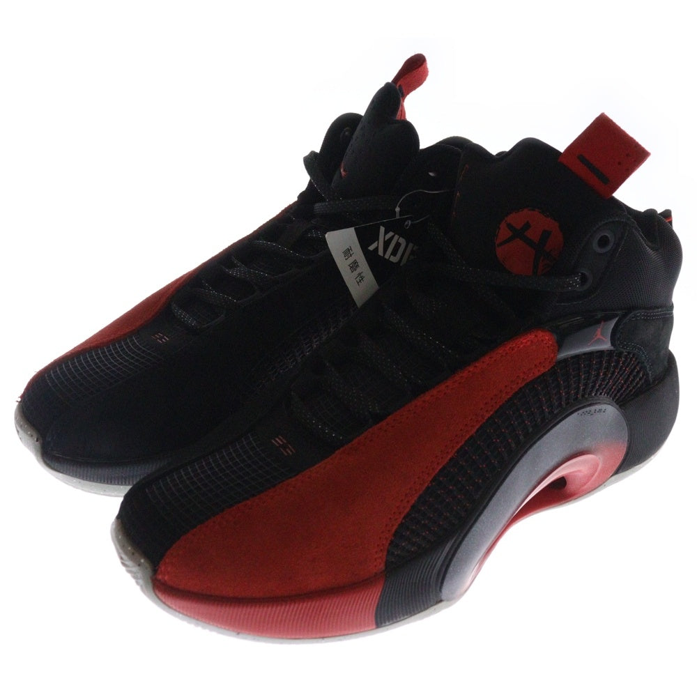 NIKE(ナイキ) AIR JORDAN XXXV WARRIOR エアジョーダン35 ウォーリアー ハイカットスニーカー レッド/ブラック US7/25cm DA2625-600
