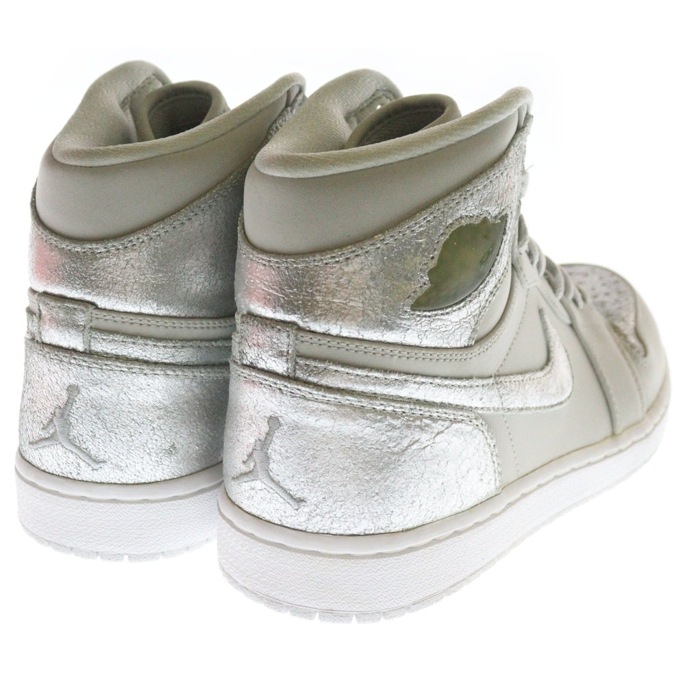 NIKE(ナイキ) 【観賞用 2009年製】AIR JORDAN 1 RETRO HIGH SILVER エアジョーダン レトロ ハイカットスニーカー ジェラルミンケース付き シルバー US11.5/29.5cm 396009-001