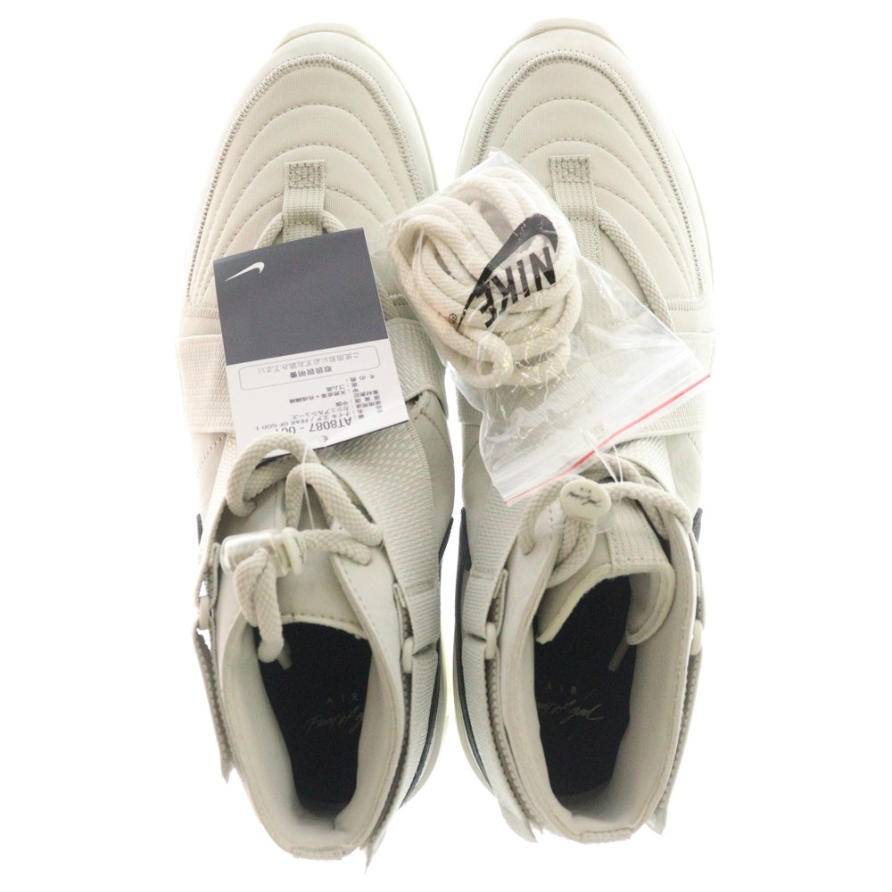 NIKE(ナイキ) ×FEAR OF GOD 1 RAID LIGHT BONE エアフィアオブゴッド レイド ハイカットスニーカー ライトボーン US12/30cm AT8087-001