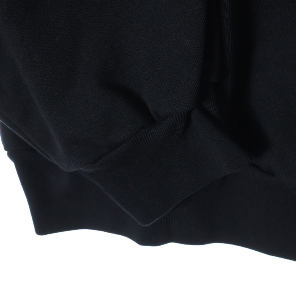 BALENCIAGA(バレンシアガ) REGULAR FIT SWEATSHIRT レギュラーフィット ロゴ クレーネックスウェット トレーナー ブラック 697869 TMVF5