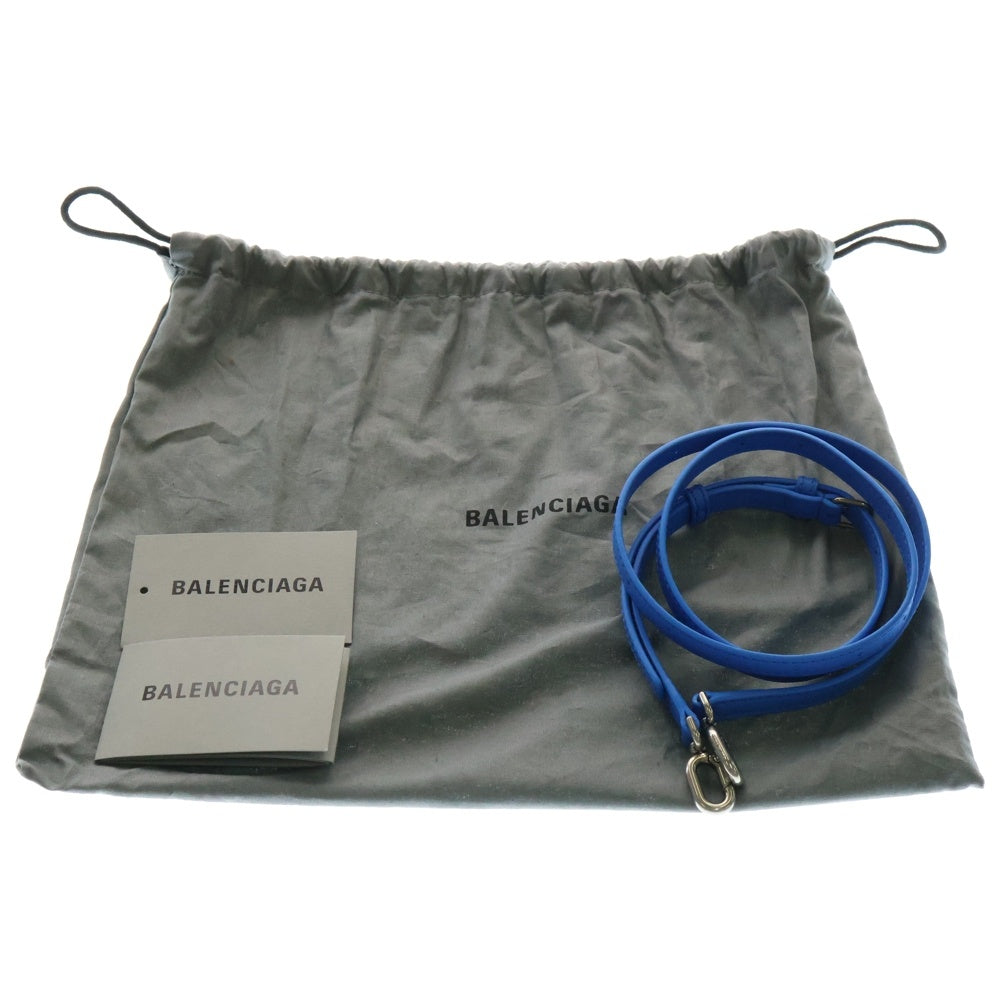 BALENCIAGA(バレンシアガ) Hourglass XS Bag アワーグラス スモール ショルダー ハンドバッグ ブルー 592833 レディース