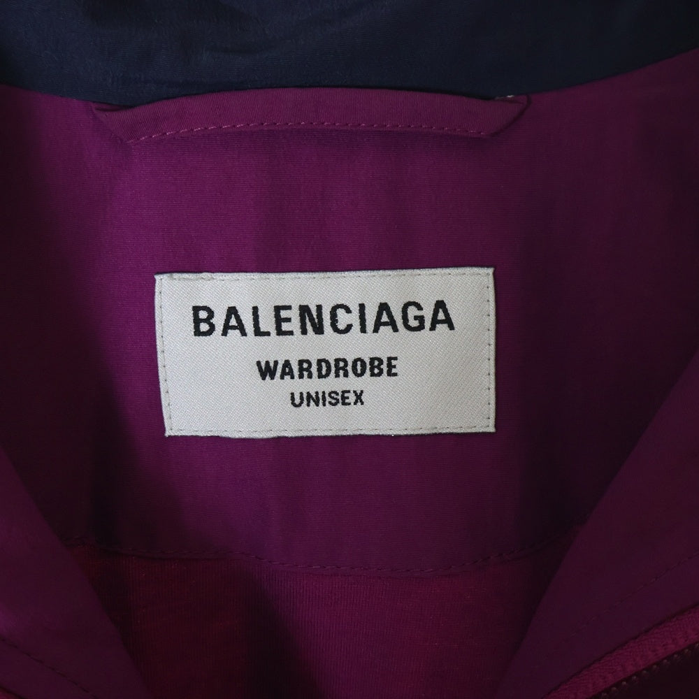 BALENCIAGA(バレンシアガ) 20AW SPORTY B TRACKSUIT JACKET スポーティーB トラックジャケット パープル レディース 675473 TK048