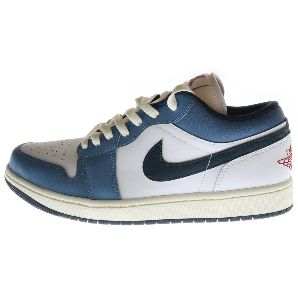 NIKE(ナイキ) AIR JORDAN 1 LOW SE SHOES ARMORY NAVY エアジョーダン 1 ローカットスニーカー ホワイト/ブルー US9/27cm HM3711-144